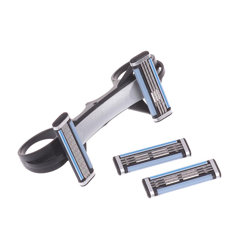 Bald Head Shaver Tool Double-Sided Razor Head Shaving Aid For Smooth Head Haircut Washable Safety Razor Accessory