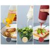 1Pcs Ketchup Mustard Dispensers Condiment Bottles 4 Capacity Squirt Container Bottle