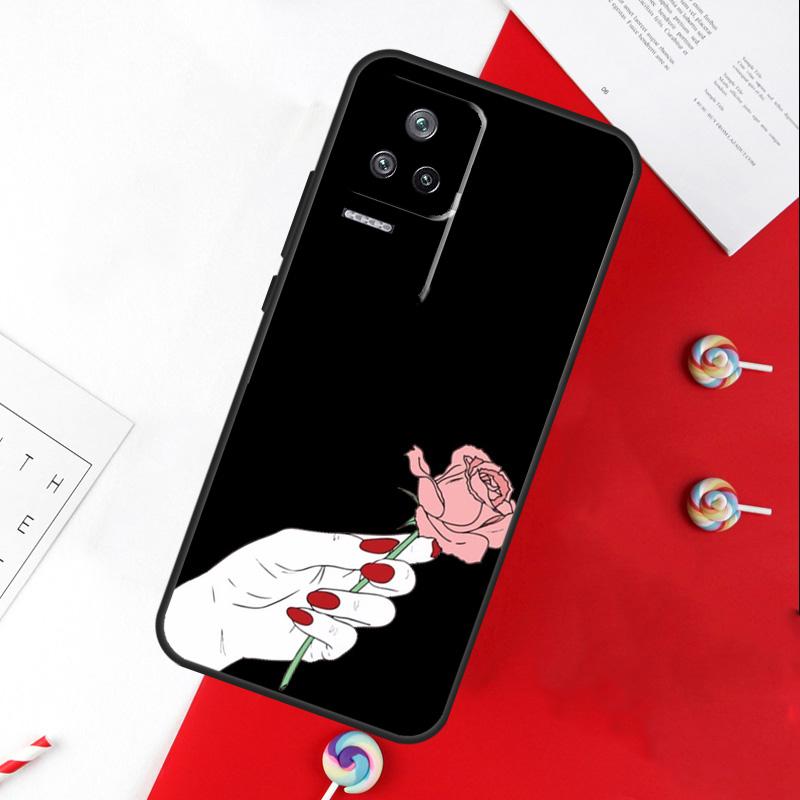 Girl Code Hands Funny Signals Cover For Xiaomi 14 Ultra 15 13 11T 12T 13T 14T Pro POCO X7 Pro X3 X5 X6 M6 F5 F6 Pro Case