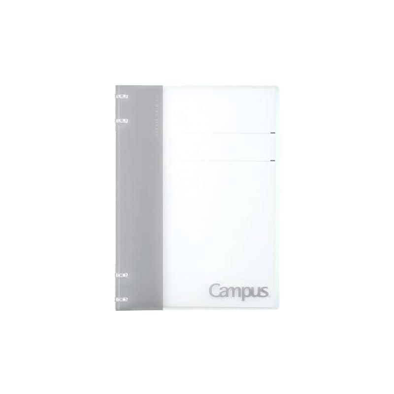 KOKUYO Loose-Leaf Binder, B5 size, Campus series, 26 holes, Gray, RU-NP704M (Can be used like a notebook)