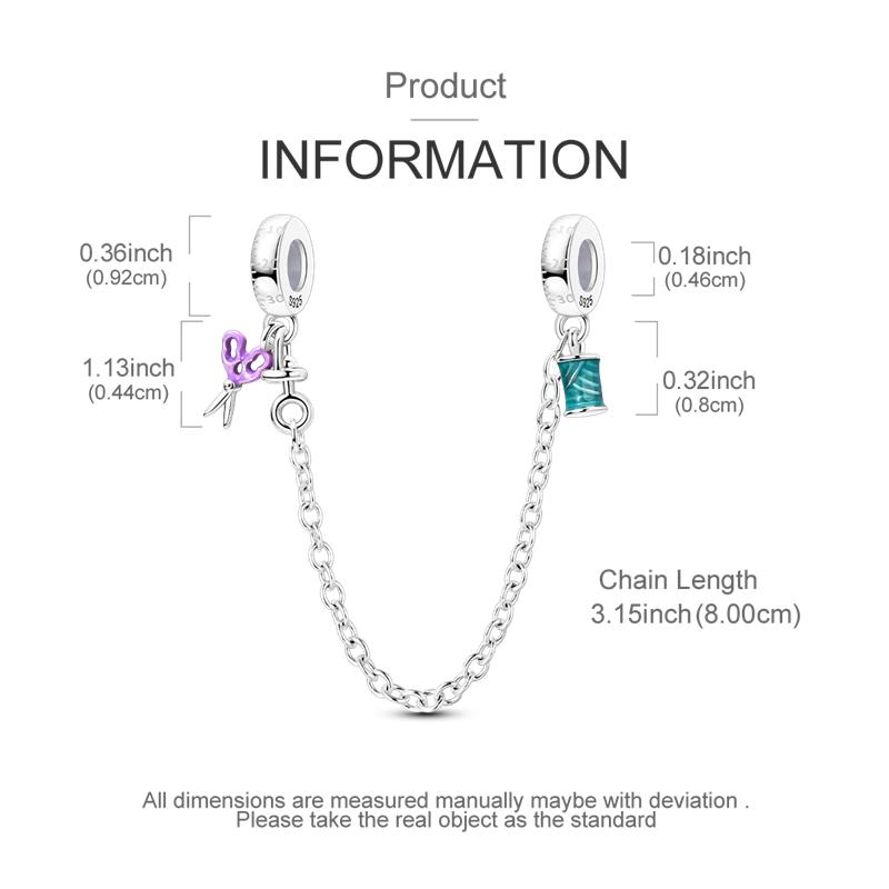 Copper Clasp Copper Cz Pave Clip Charms Daisy Beads Stopper Safety Chain Fit Original Bangle Bracelet Jewelry Clip