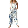 Womens Casual Overalls Jumpsuits Adjustable Straps Sleeveless Summer Cute Comfy Rompers With Pocket