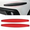 Bumper Edge Protector Body Corner Lip Side Guard Anti Scratch Anti Collision Universal for Car(Red )