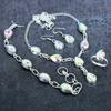 Mystic Rainbow Topaz Gemstone Handmade 925 Sterling Silver Jewelry Set c2S47
