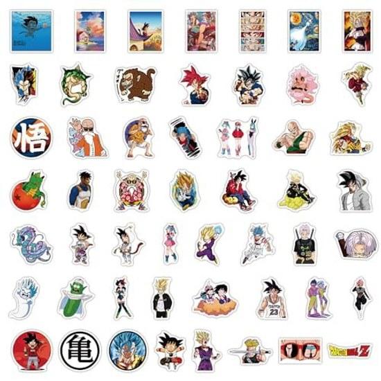 Dragon Ball sticker 50-piece set cute anime seal waterproof decal stylish manga DIY diary suitcase snowboard guitar car water bottle bicycle helmet