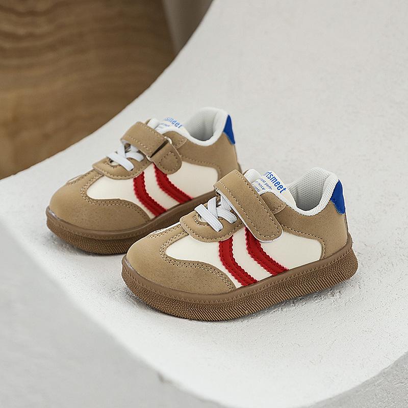 

Детская нескользящая спортивная обувь Кроссовки на каждый день для мальчиков Кроссовки на мягкой подошве для девочек Немецкие тренировочные туфли 24 хаки