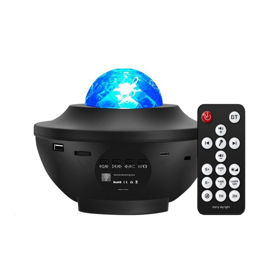 Красочный звездный проектор, галактика, ночник, детский Bluetooth, USB, музыкальный плеер, звездный ночник, романтический проектор, ночник, подарок