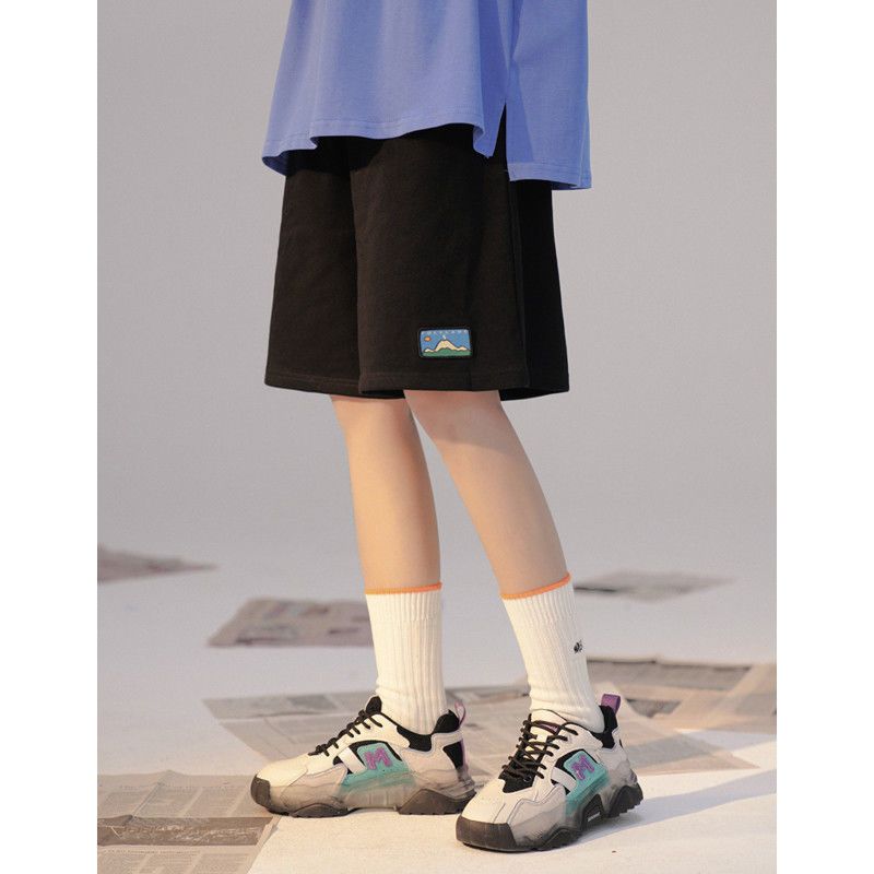 

Спортивные шорты, женские свободные шорты, повседневные шорты для фитнеса с высокой талией, шорты, домашняя одежда, спортивные шорты 2XL чёрный