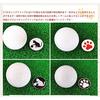 Adhere Golf Marker Cap Clip Magnetic Double-Sided Logo Ball Mark Cute Cat Paw Design Set 2
