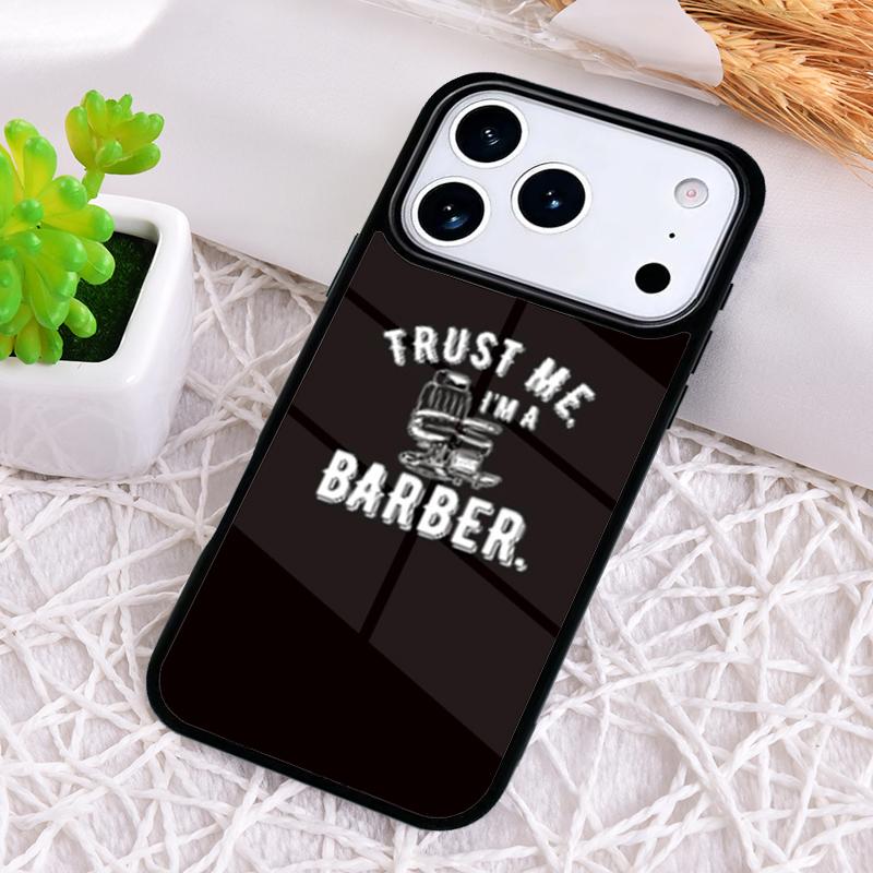 Love Barber Life Phone Case for iPhone 17 Air 16 15 11 12 14 13 Pro Max Shockproof Cover