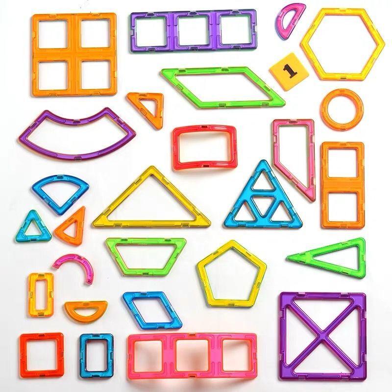Magnetic Building Blocks and Parts for Kids - Educational Toy Refills