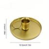 1pc Creative Retro Candle Holder Metal Candlestick Taper Candle Holder with Handle for Tabletop Wedding Party Christmas Decoration