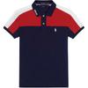 Polo SS26 Small Pony Logo Embroidered Color Blocked Pique Short Sleeve Polo Shirt Classic Edition Women Tops 211757480-001