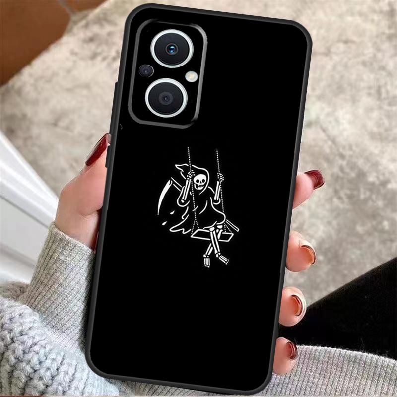 Gothic Witch Satan Funda For OPPO Reno 3 4 5 6 7 8 Lite 2Z 4Z 5Z 8T OPPO Find X6 X5 Pro X2 Neo X3 Lite Case