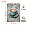 Vintage Metal Wall Art Tin Sign for Coffee Lovers Kitchen Decor Retro  Vintage Metal Tin Sign Coffee Wall Art Kitchen Decor Retro