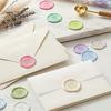 Manual Seal Making Tools Wax Kit, with Sealing Beads Spoon And Candles, DIY Stamp for Wedding Invitations Envelopes Artistic Melting
