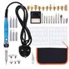 39 Pieces Wood Burning Tool Kit Pyrography Pen Adjustable Temperature from 200480 Celsius  for Beginners
