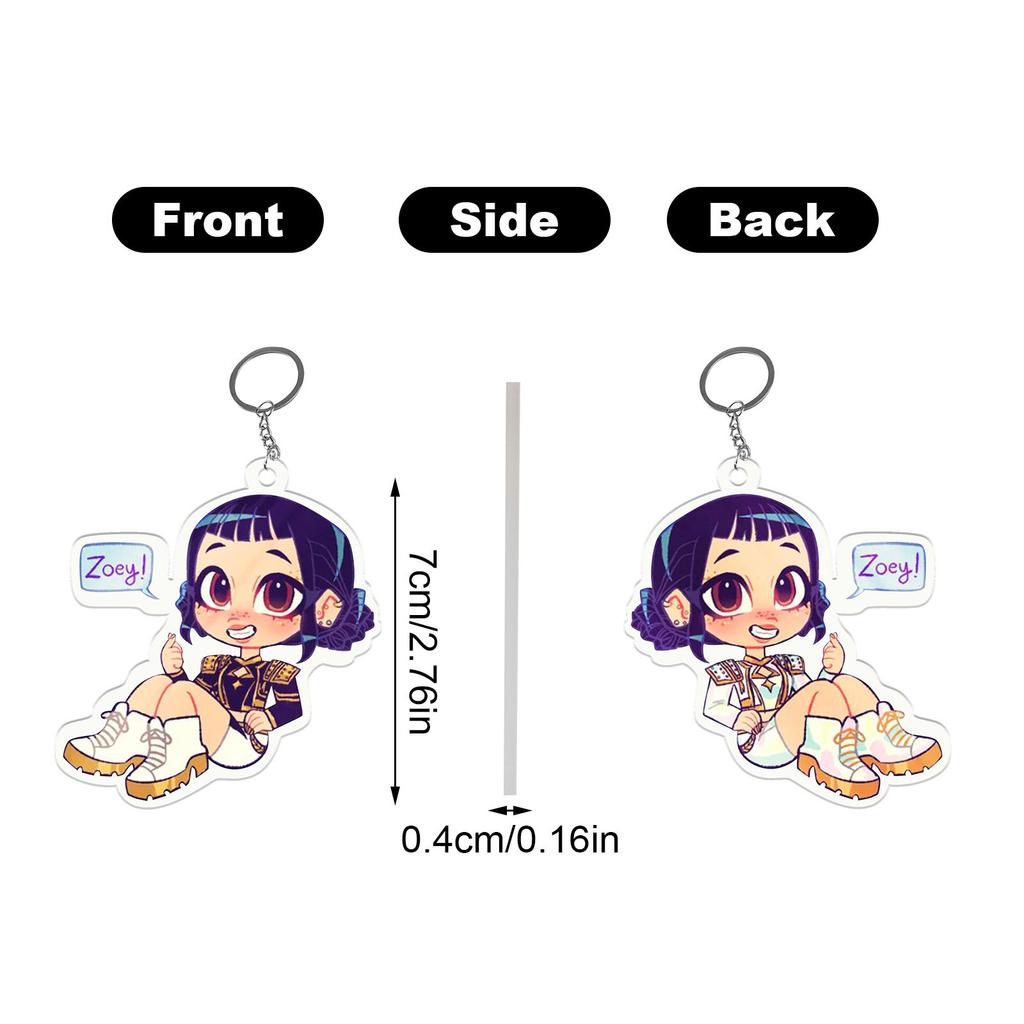 Keychain Acrylic Pendant Game Peripheral Bag Car Hanging Pendant