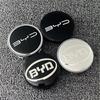 4 pièces 55/58/68mm Cache-moyeu de roue de voiture Badge Emblème Autocollant de roue Pour BYD Atto 3 Yuan Plus Song Plus Seal Dolphin Seali