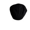 Retro Newsboy Hat Ladies Solid Color Versatile Simple Forward Hat Vintage Peaked Hat Men's Trend