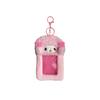 Sheep Soft Plush Card Case With Keychain Pendant Campus Card Storage Card Bag