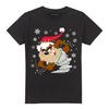Unisex Adult Taz Santa Hat T-Shirt