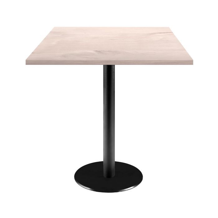 Table - Rome - 70 x 70 cm - Bois chêne bosco - Style contemporain - Montage facile
