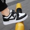 Children's Campus White Sneakers, Waterproof Leather Upper, Casual Shoes for Older Children, Unisex, White Athletic Shoes, Shoe Mold