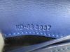 Authentic Salvatore Ferragamo Black Blue Leather Bifold Bill Wallet #b022  Open box