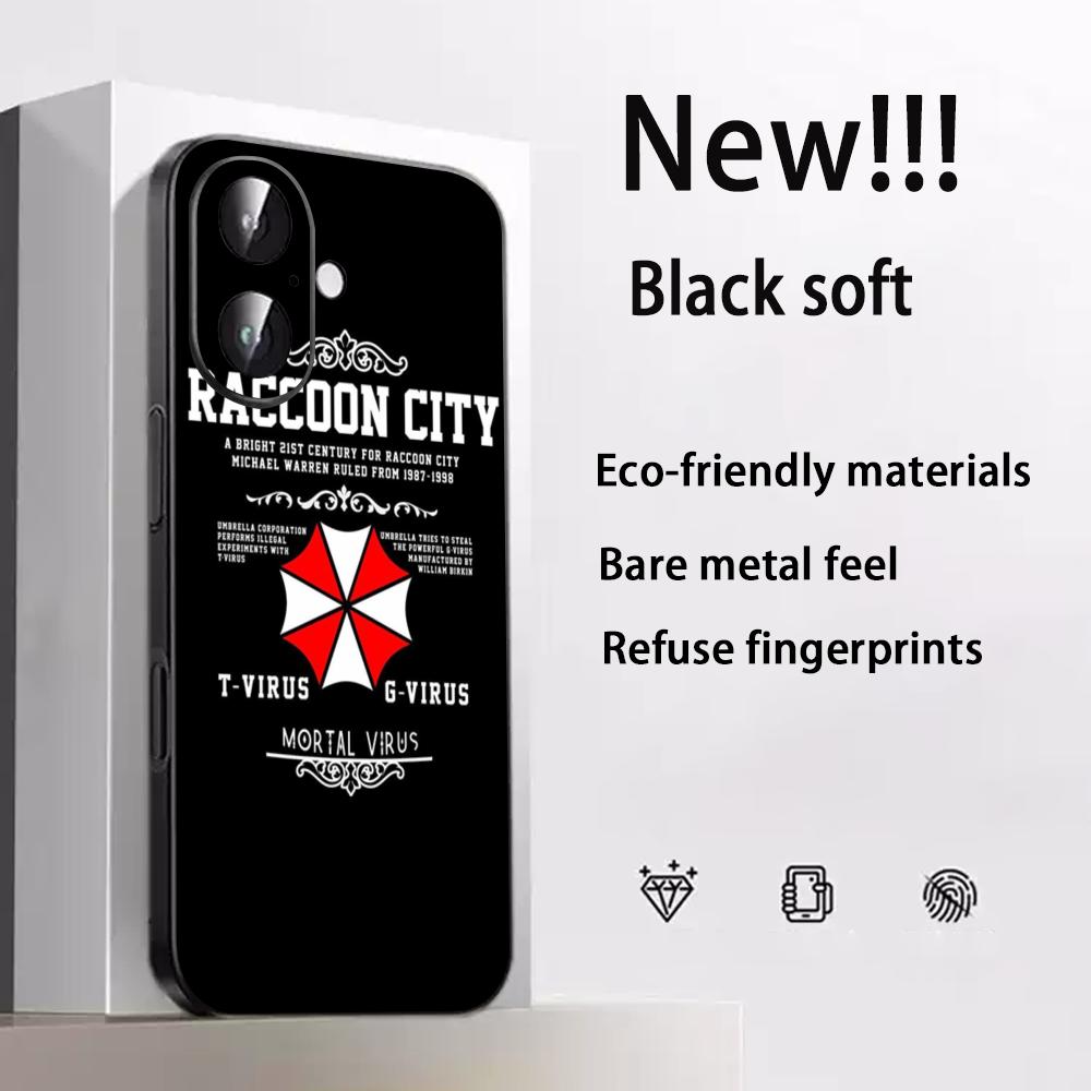 

Classic Evil Umbrella cool pattern design Phone Case For iPhone 17 16 15 14 13 12 Plus Mini Pro Max Soft black Shockproof Cover iPhone 12 Pro Max