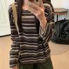 Korean Campus Style Long-sleeved T-shirt Women Super Hot Slimming Loose Top