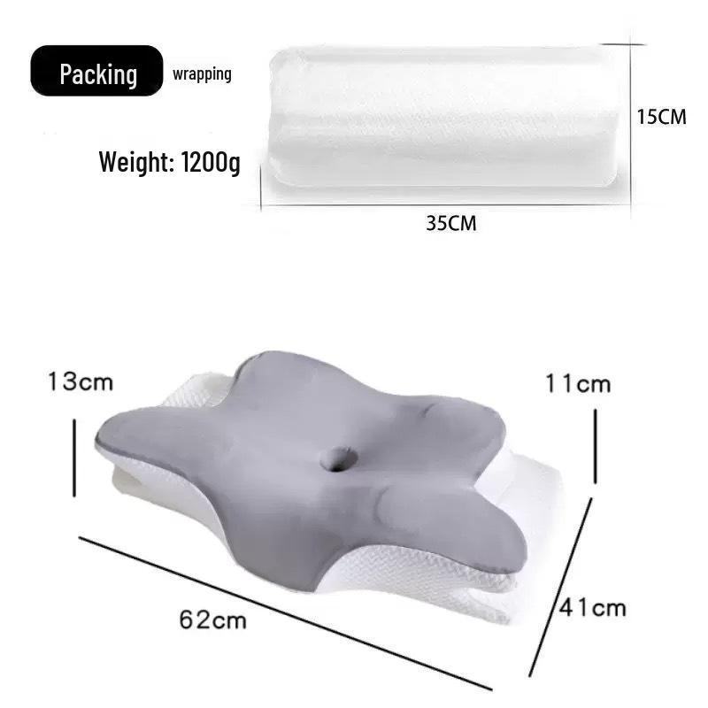Butterfly Cervical Spine Memory Foam Pillow with Neck Protection
