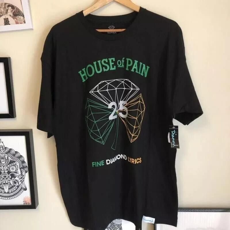 House Of Pain 25th Anniversary Graphic Black Short Sleeve Unisex Tshirt S-5XL Unisex T-Shirt XXXL