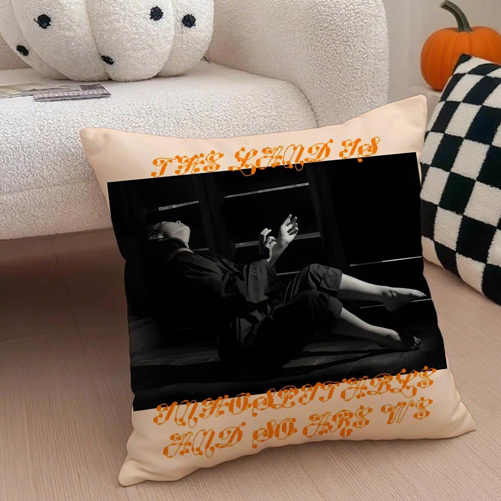Singer MMitski Cushion Cover Throw Pillow Cover Hidden Button Durable Polyester Chair Cushion 30X30cm