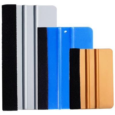 DanYun Squeegee with Felt Set of 3 Colors Squeegee Spatula for Car Car Motorcycle