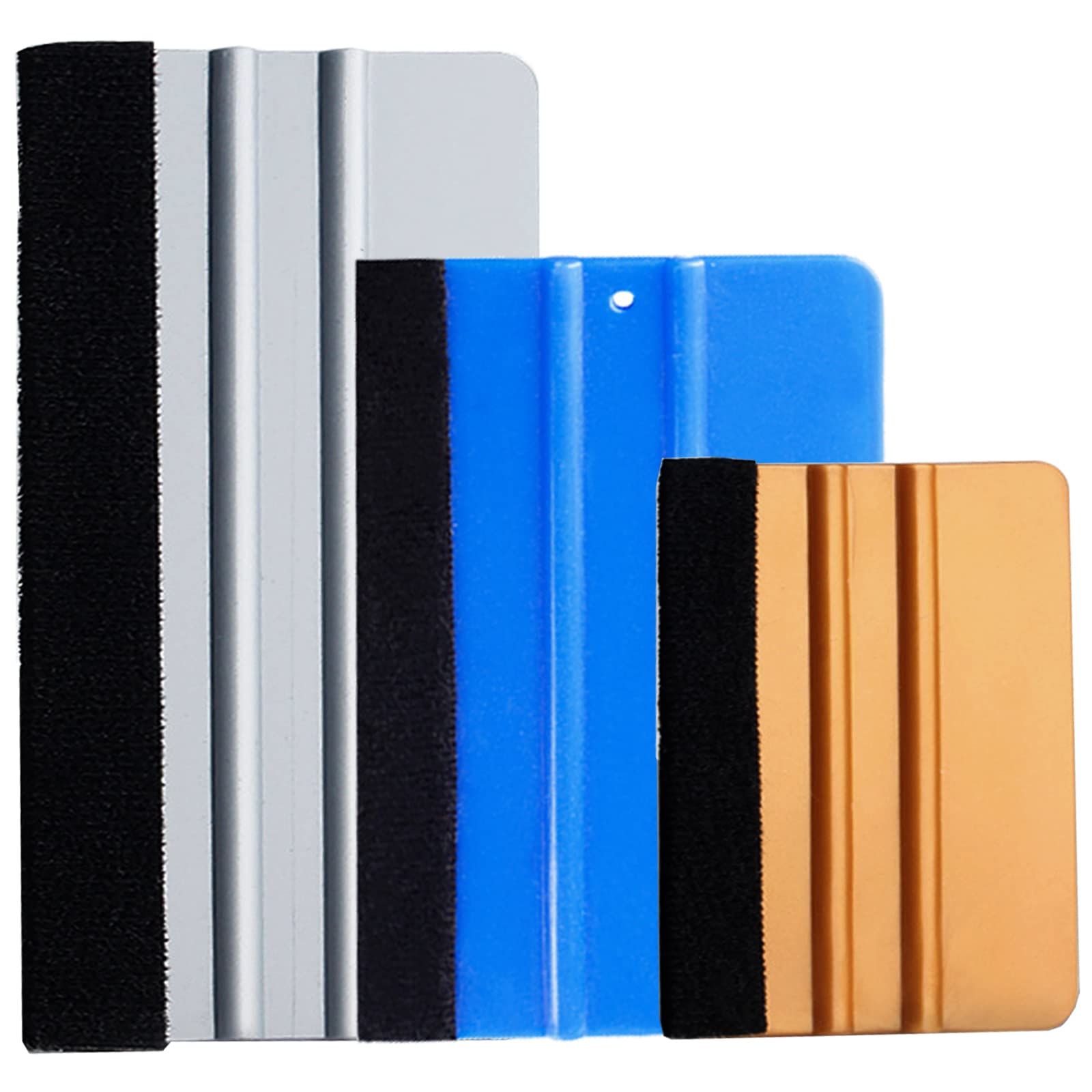 

Ракель DanYun с набором из 3 ракелей-шпателей для нанесения пленки, без войлока для нанесения, 3-цветный, для автомобиля/мотоцикла/автомобиля