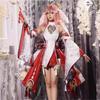 Yae Miko Genshin Impact Cosplay Costume Full Set Fox Goddess Cosplay Shrine Maiden Costume with Wig Halloween
