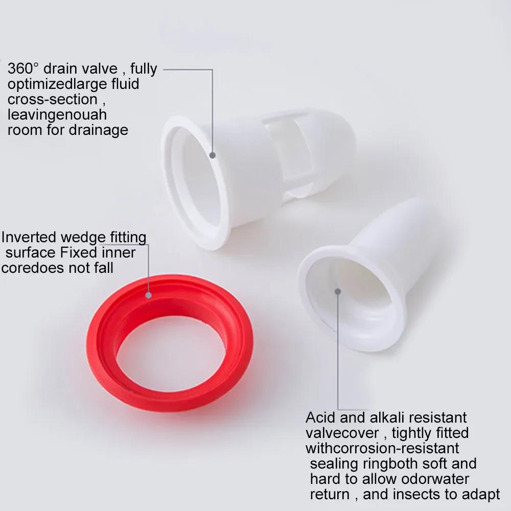 Bathroom Drain Drainage Core Dish Drainer for Kitchen Sink Drains Sewer Deodorant Filter Artificial Pest Control Bathrooms Water