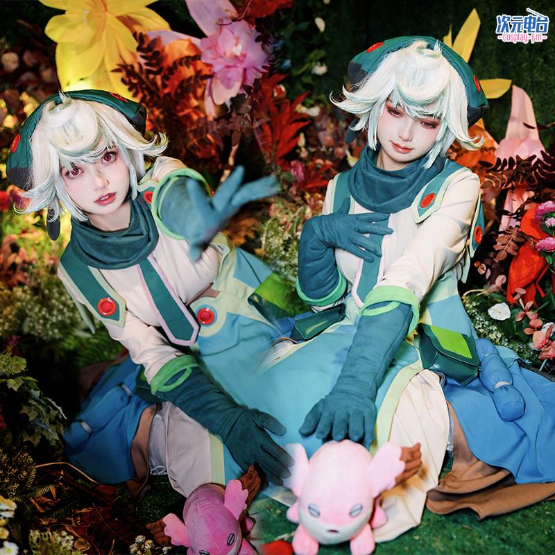 Anime Hra MADE IN ABYSS Prusika Bitva Každodenní Šaty Párty Uniforma Cosplay Kostým Role Play Halloween Karneval Paruka Boty