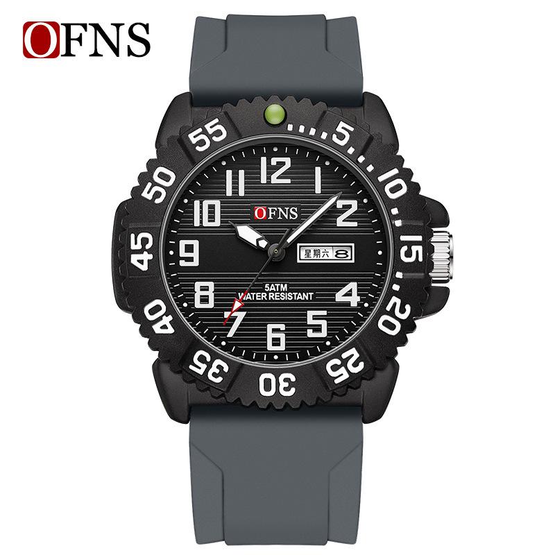 Quartz Men'S Watch Trend Simple Fashion Youth Double Calendar Luminous Waterproof Casual Men'S Watch