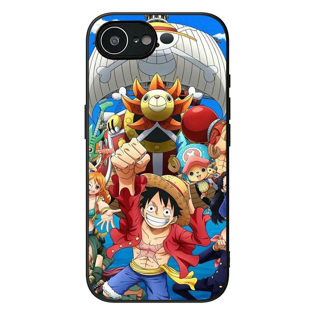 Cover for Apple iPhone 16 15 14 Plus 13 12 Mini 17 Pro Max + ProMax 16E Air Phone Case Luffy One Shanks Piece Roronoa Zoro