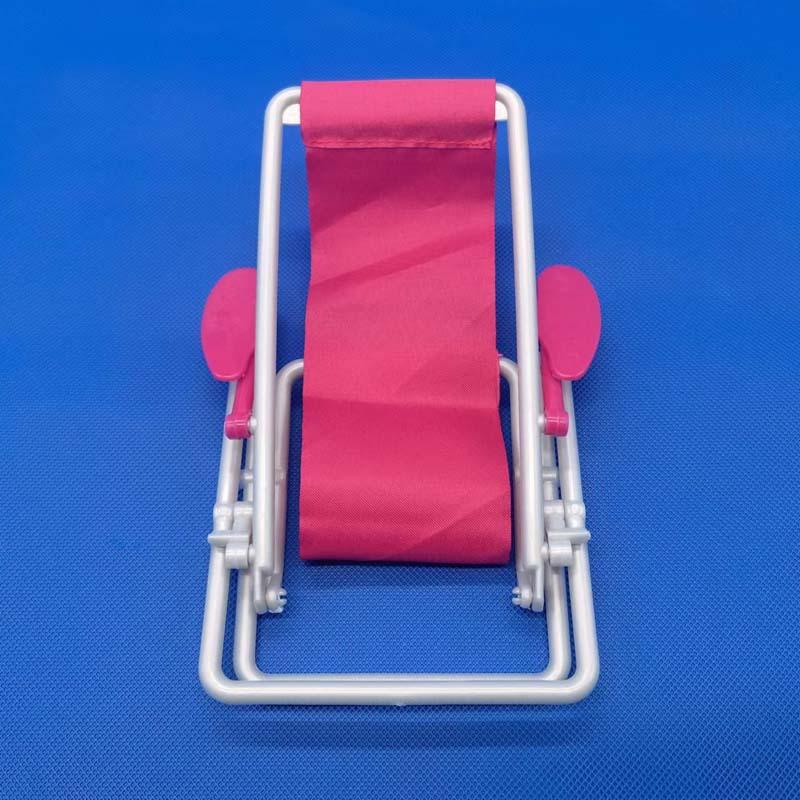 2 Stück Mini-Klapp-Strandstühle für Kinder, Puppenhausmöbel, Modellzubehör, Miniatur-Klapp-Liegestuhl-Spielset