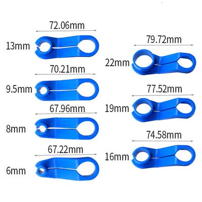 7PCS Auto Auto AC Kraftstoff Linie Trennen Werkzeug Set Getriebe Öl Kühler Linie Entfernung Werkzeuge 1/4-7/8