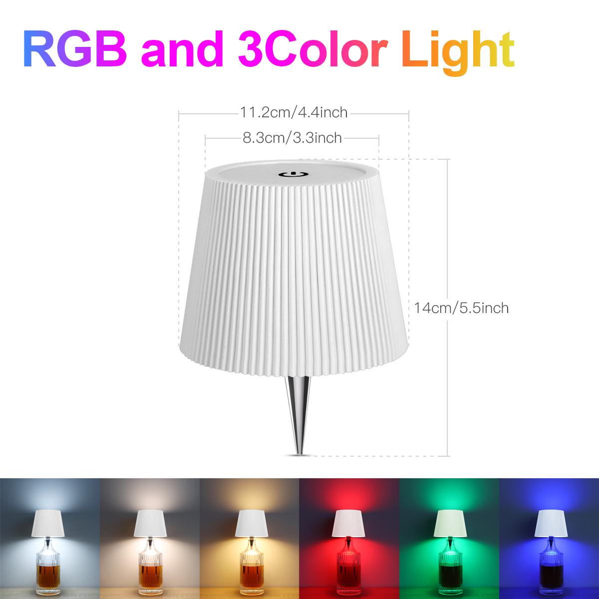 

Беспроводная настольная лампа-бутылка с сенсорным управлением 3 цветами и плавной регулировкой яркости, ночник для бара, декор винных бутылок, настольные лампы