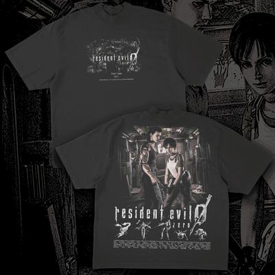 Retro Style Classic Horror Theme Game Resident Evil Peripherals Tshirts From The 1990s Unisex Graphic Print Tee Men Women Tops