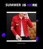 Men's Autumn 2023 Korean-Style Denim Jacket - Trendy, Handsome, Social Young Men's Fashion Z