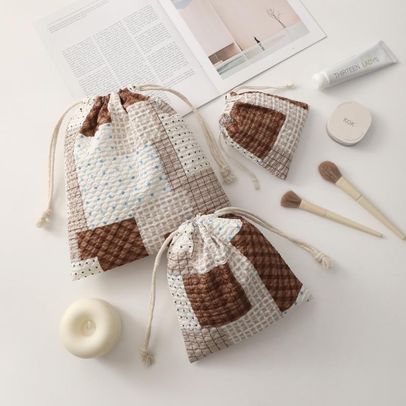 Cute Drawstring Bag Travel Organizer Bags Lipstick Makeup Bags Toiletry Bag Travel Packing Cube Jewelry Dust Bag Drawstring Bags