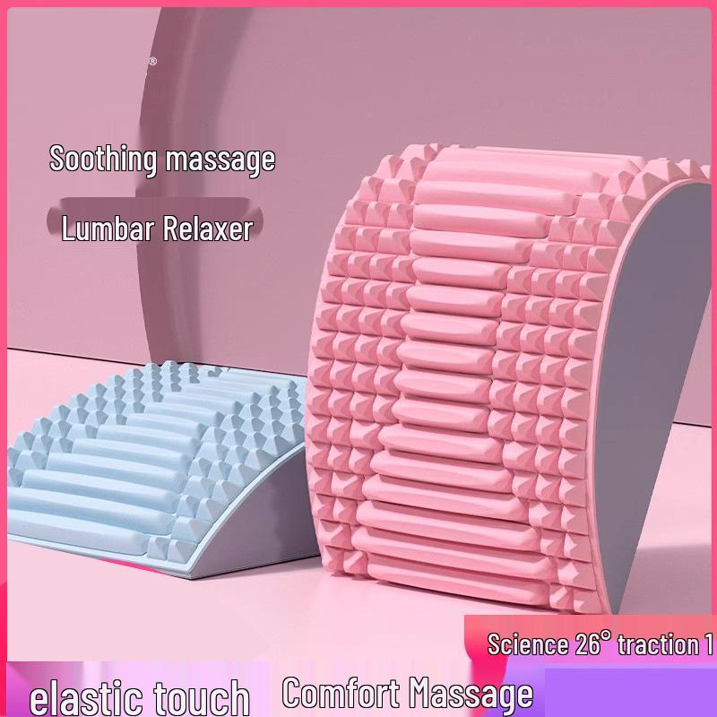 Lumbar Support Cushion for Back Stretching and Relaxation