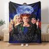 Name Custom Hocus Witch Print Flannel Blanket High Quality Warm Comfortable Cover for All Seasons Perfect for Gifts Home Decor