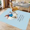 1 Stück Pippi Langstrumpf Sturm Extra Groß Rutschfester Boden Teppich, Büro, Familie, Schlafzimmer, Studio Großer Bereichsteppich Indoor Teppiche